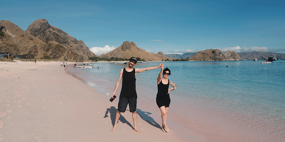 Pink Beach Komodo Tour 2 Days 1 Night
